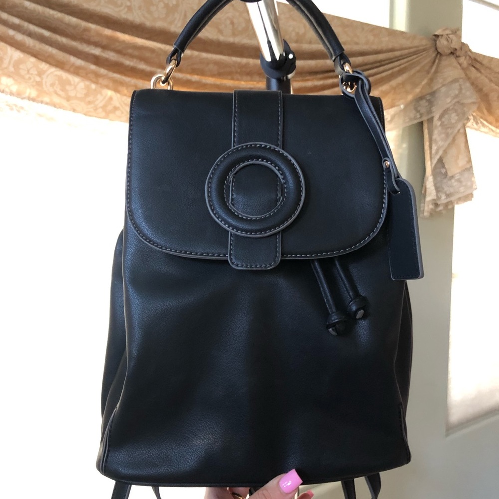 Sole Society Faux Leather Backpack